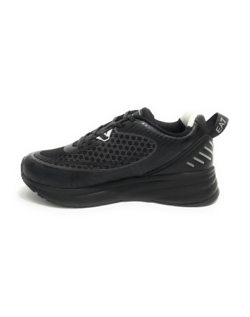 Sneaker unisex EA7 Emporio Armani ecopelle/ mesh black/ white US23EA18 X8X093