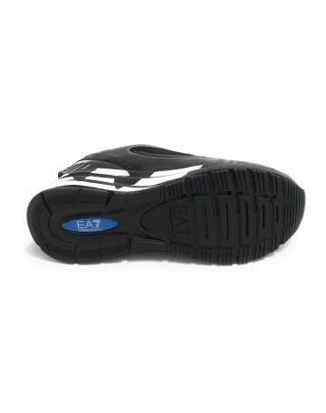 Sneaker unisex EA7 Emporio Armani ecopelle/ mesh black/ white US23EA18 X8X093