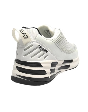 Sneaker unisex EA7 Emporio Armani ecopelle/ mesh white/ black US23EA17 X8X093