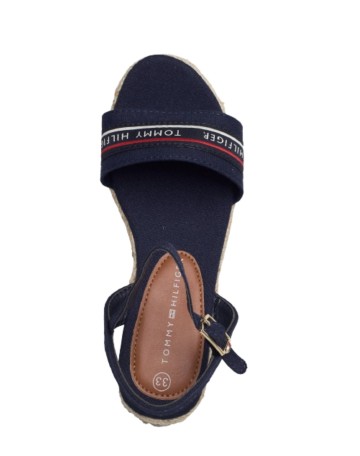 Scarpe Tommy Hilfiger sandalo fondo corda blu ZS23TH03 T3A7-32777