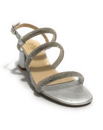 Sandalo Kess TC 65 pelle scamosciata silver DS23KE03 23159
