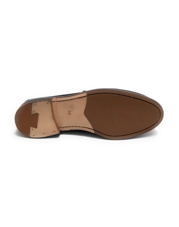 Mocassino uomo  in pelle scamosciata blu navy US23EL07 2005
