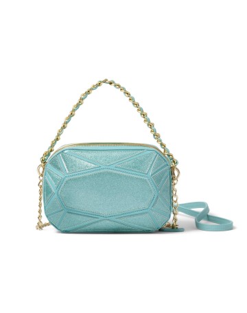 Borsa a mano/ tracolla Braccialini Shape ecopelle verde acqua BS23BR20 B17123