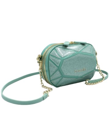 Borsa a mano/ tracolla Braccialini Shape ecopelle verde acqua BS23BR20 B17123