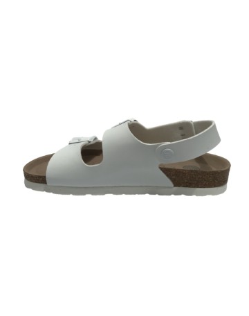 Scarpe Donna Genuins Sandalo Congo vegan white DS23GN05 G104354