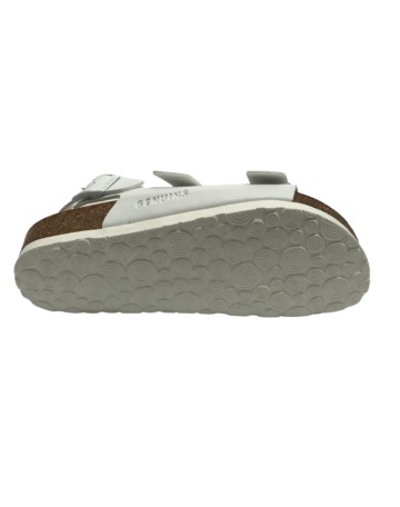 Scarpe Donna Genuins Sandalo Congo vegan white DS23GN05 G104354