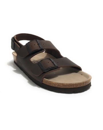 Scarpe uomo Genuins sandalo Congo pelle habana US23GN03 G104356