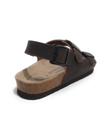 Scarpe uomo Genuins sandalo Congo pelle habana US23GN03 G104356