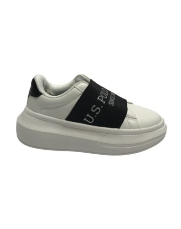 Scarpe US Polo sneaker Helis 016 white/ black  ZS23UP04