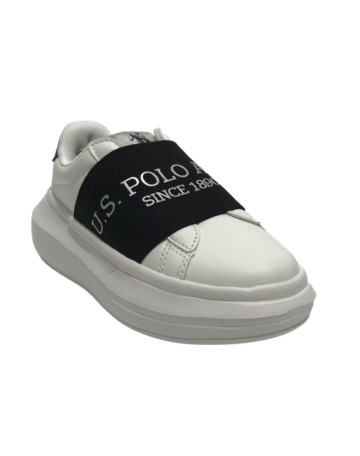 Scarpe US Polo sneaker Helis 016 white/ black  ZS23UP04