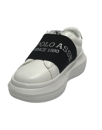 Scarpe US Polo sneaker Helis 016 white/ black  ZS23UP04