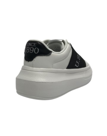 Scarpe US Polo sneaker Helis 016 white/ black  ZS23UP04