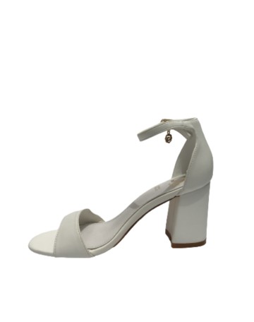 Scarpe donna Gold&gold sandalo con tacco ecopelle bianco DS23GG44 GD811