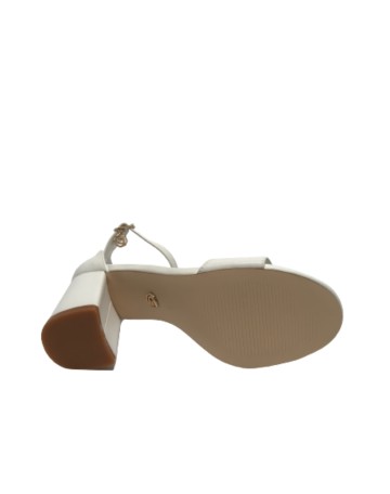 Scarpe donna Gold&gold sandalo con tacco ecopelle bianco DS23GG44 GD811