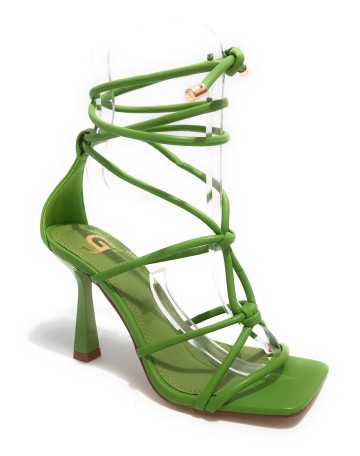 Scarpe donna Gold&gold sandalo con tacco tc 10 verde DS23GG47 GP23-467