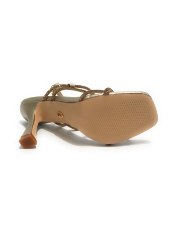 Scarpe donna Gold&gold sandalo con tacco ecopelle/ strass gold DS23GG55 GD772
