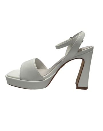 Scarpe donna Gold&gold sandalo con tacco ecopelle bianco DS23GG54 GY312