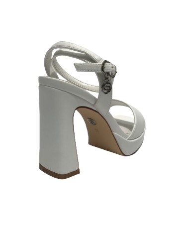 Scarpe donna Gold&gold sandalo con tacco ecopelle bianco DS23GG54 GY312