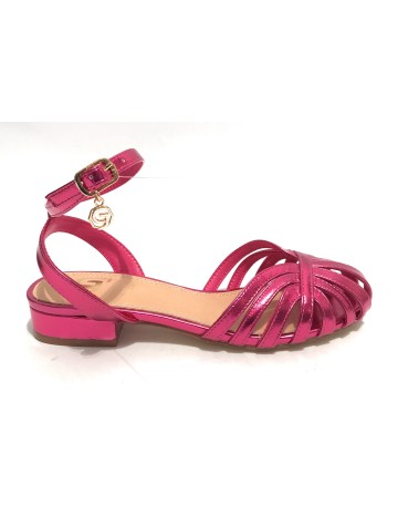 Scarpe donna sandalo Gold&gold fuxia ecopelle DS23GG60 GP23-462