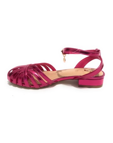 Scarpe donna sandalo Gold&gold fuxia ecopelle DS23GG60 GP23-462