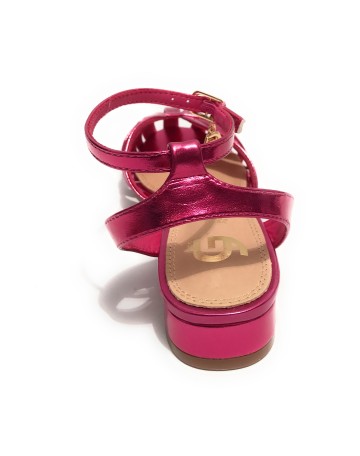 Scarpe donna sandalo Gold&gold fuxia ecopelle DS23GG60 GP23-462