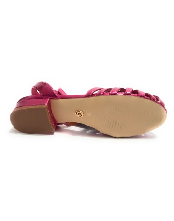 Scarpe donna sandalo Gold&gold fuxia ecopelle DS23GG60 GP23-462
