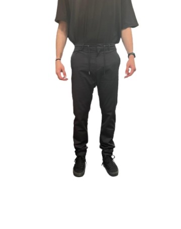 Pantaloni Guess technical pant a sigaretta nero uomo ES23GU28 M3RB23WF6A0