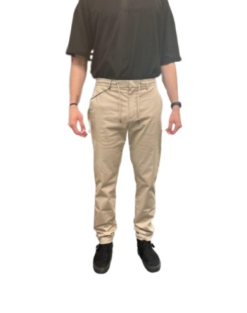 Pantaloni Guess technical pant a sigaretta beige uomo ES23GU47 M3RB23WF6A0