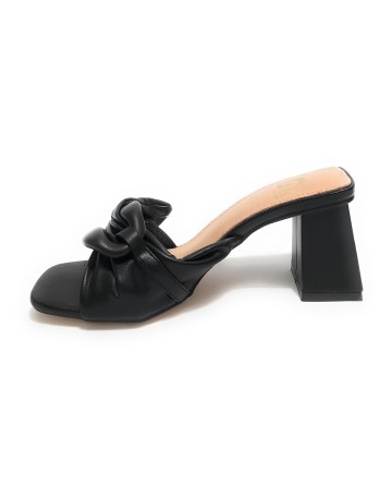 Scarpe donna Gold&gold sandalo con tacco ecopelle nero DS23GG58 GD798