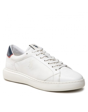 Scarpe U.S. Polo sneaker Cryme CRYME003A in pelle white uomo U23UP30