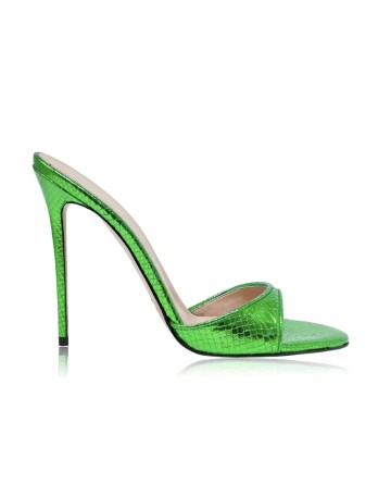 Scarpe donna décolleté Identità in pelle verde TC 9 DS23ID01 ART.5563