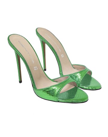 Scarpe donna décolleté Identità in pelle verde TC 9 DS23ID01 ART.5563