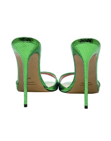 Scarpe donna décolleté Identità in pelle verde TC 9 DS23ID01 ART.5563