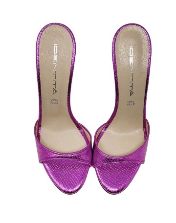 Scarpe donna décolleté Identità in pelle fucsia TC 9 DS23ID02 ART.5563