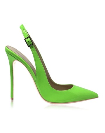 Scarpe donna décolleté Identità in pelle verde TC 10 DS23ID05 ART.2498
