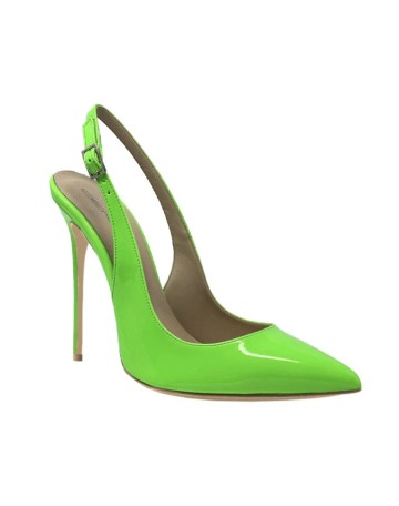 Scarpe donna décolleté Identità in pelle verde TC 10 DS23ID05 ART.2498