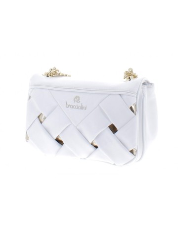 Borsa a  spalla Braccialini Icons ecopelle bianco BS23BR51 B17150