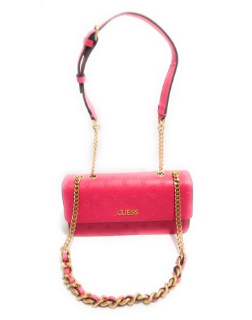 Borsa donna Guess Geva Convertible Flap Crossbody bag magenta B24GU95 PD895921