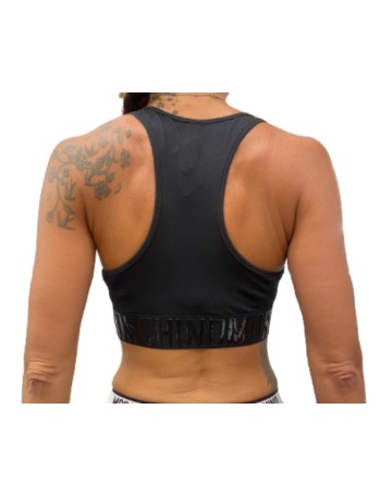 Top donna Moschino nero logo E24MO02 V6A0806 4406 0555