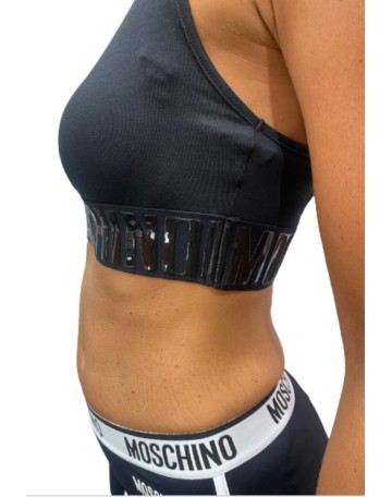 Top donna Moschino nero logo E24MO02 V6A0806 4406 0555