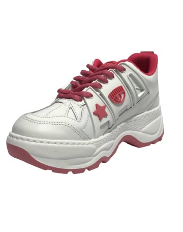 Scarpe donna sneaker Chiara Ferragni Eyefly white/ pink D24CF07 CF3215 072