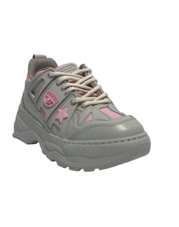 Scarpe donna sneaker Chiara Ferragni Eyefly grey / pink D24CF06 CF3215 289