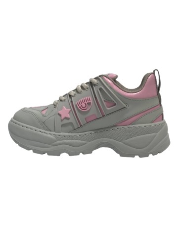 Scarpe donna sneaker Chiara Ferragni Eyefly grey / pink D24CF06 CF3215 289