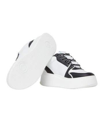 Scarpe donna sneaker Chiara Ferragni School white/ black D24CF03 CF3217 034