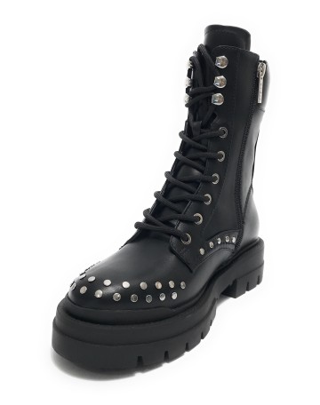 Scarpe donna Guess anfibio mod. Obette in ecopelle nero D24GU22 FL7OBTELE10