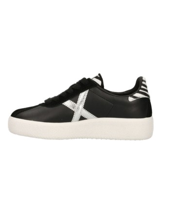 Scarpe donna Munich sneaker Barru Sky 48 in pelle/ suede nero D24MU03 8295048
