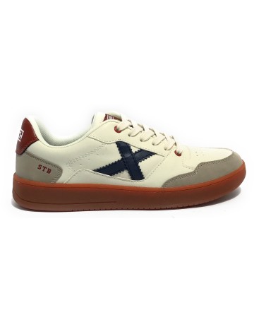 Scarpe Munich sneaker Legit 52 in ecopelle bianco/ grigio uomo U24MU08 8908052