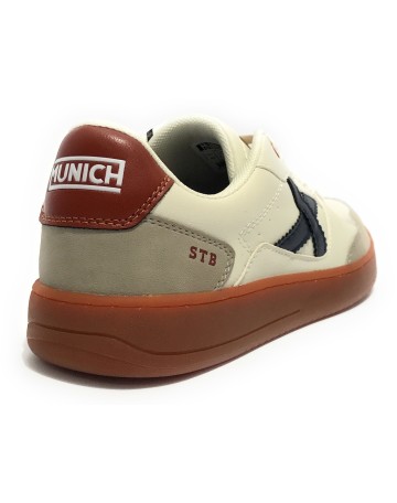 Scarpe Munich sneaker Legit 52 in ecopelle bianco/ grigio uomo U24MU08 8908052