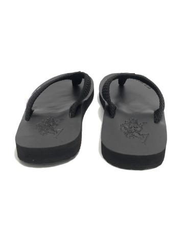 CIABATTA UOMO US POLO ZANTE INFRADITO IN TESSUTO/ GOMMA COLORE BLACK US19UP28