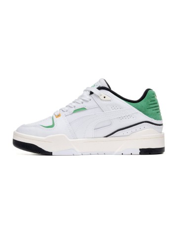 Scarpe Puma sneaker Slipstream BBall Jr white/ archive green Z24PU04 394334_01